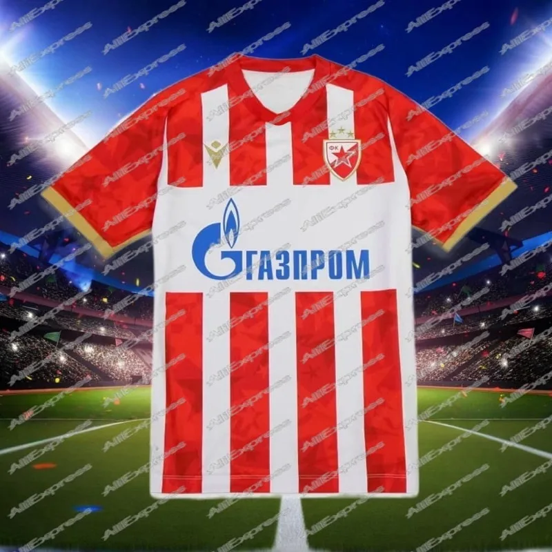 2025 MOTO Algeria CR Belouizdad Away Casual Jersey Red Star Sports 3D Printed Breathable Fast Drying Outdoor Sports Training Tee
2025 MOTO Algeria CR Belouizdad Away Casual Jersey Red Star Sports 3D Printed Breathable Fast Drying Outdoor Sports Training Tee