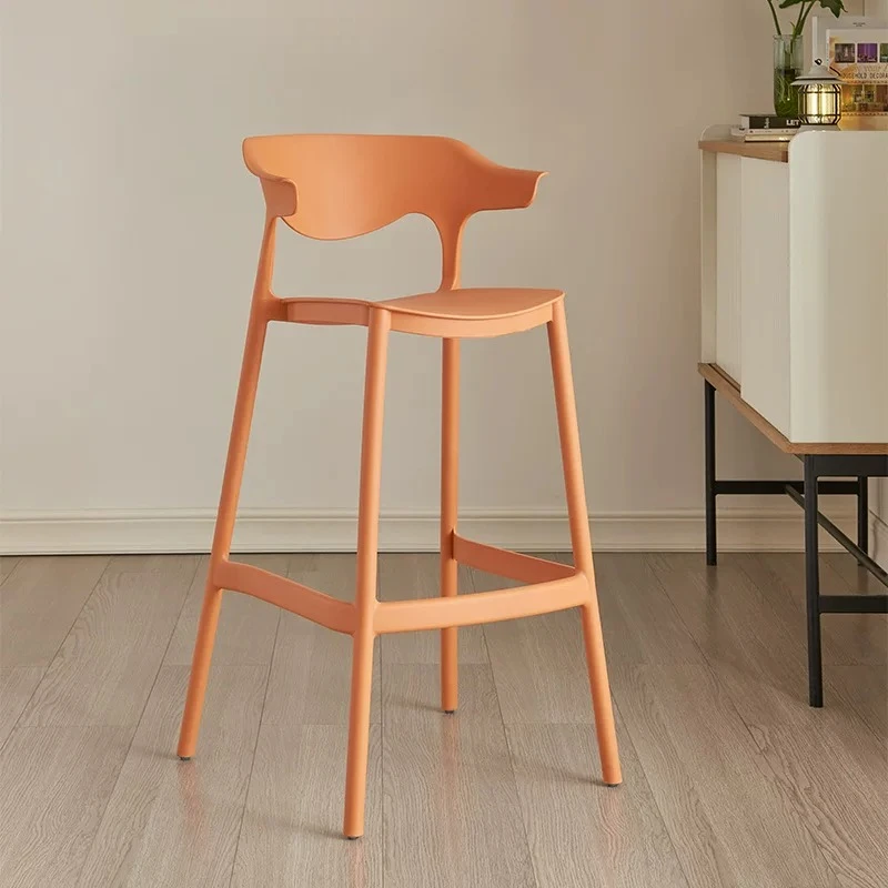 Nordic Plastic High Bar Chair Modern Counter Comfortable With Backrest Bar Chair Indoor Chaise De Bar Velour Nordic Furniture
Nordic Plastic High Bar Chair Modern Counter Comfortable With Backrest Bar Chair Indoor Chaise De Bar Velour Nordic Furniture