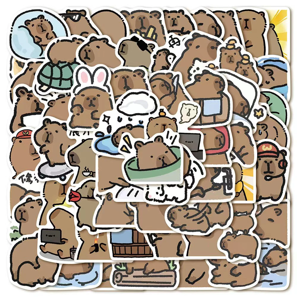 10/30/62pcs Cute Cartoon Animal Capybara Graffiti Stickers Decals Laptop Phone Notebook Suitcase Decoration Sticker Kids Toys
10/30/62pcs Cute Cartoon Animal Capybara Graffiti Stickers Decals Laptop Phone Notebook Suitcase Decoration Sticker Kids Toys