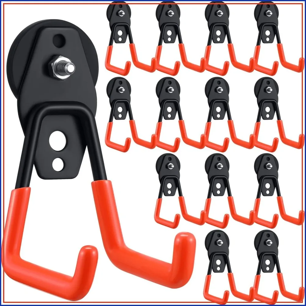 14 Pcs Large Magnetic Hooks Heavy Duty, Strong Magnet Hooks with Anti-Slip Rubber Coating for Garage, Kitchen, Indoor & Outdoor Hanging (Orange)
14 Pcs Large Magnetic Hooks Heavy Duty, Strong Magnet Hooks with Anti-Slip Rubber Coating for Garage, Kitchen, Indoor & Outdoor Hanging (Orange)