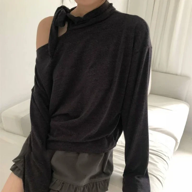 Streetwear Korean Fashion Solid Off The Shoulder T Shirts All Match Casual Y2k Aesthetic Harajuku Girl Clothing Vintage Tops
Streetwear Korean Fashion Solid Off The Shoulder T Shirts All Match Casual Y2k Aesthetic Harajuku Girl Clothing Vintage Tops