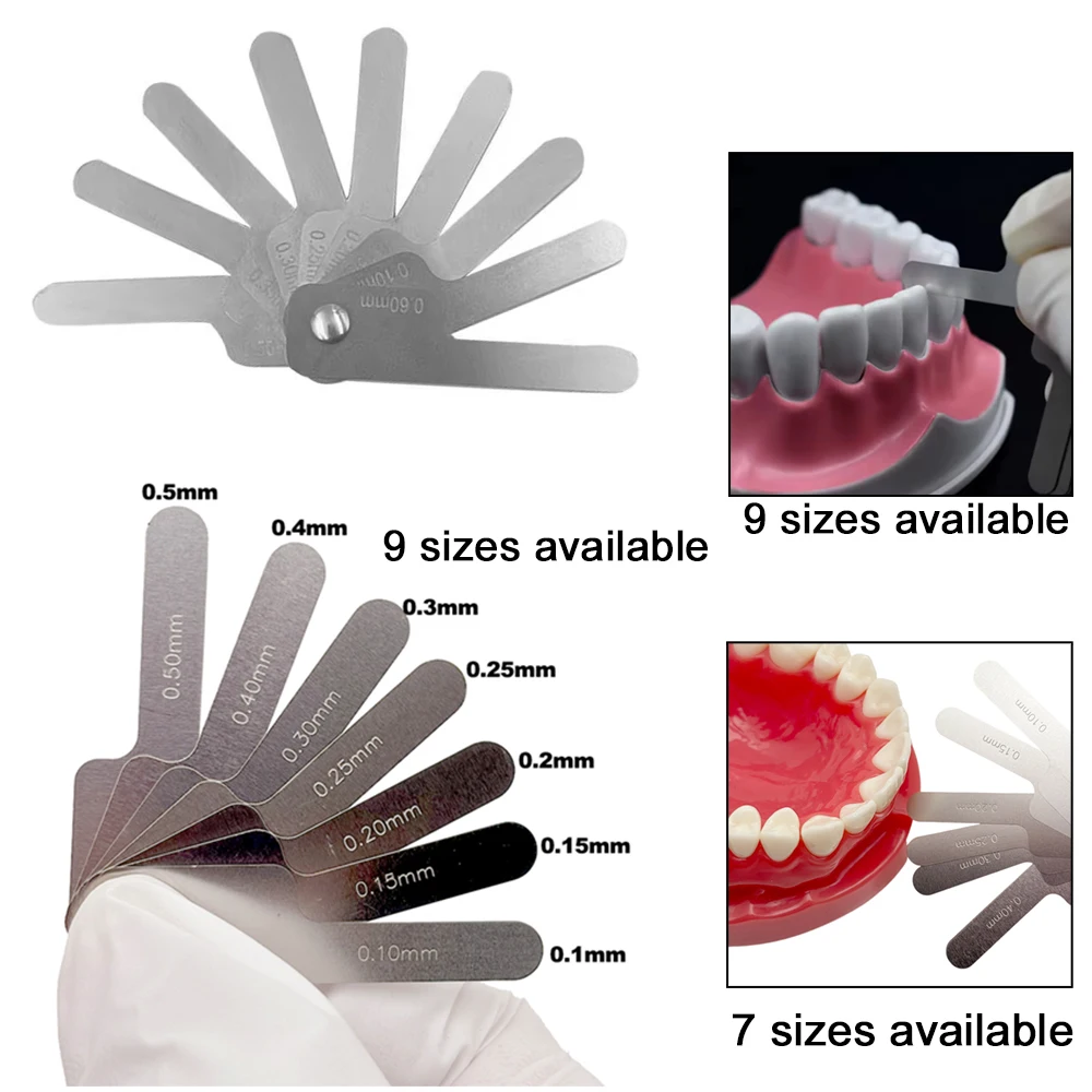 Dental Interproximal Measuring Ruler Measure Dentist Tooth Gap Stainless Steel Reciprocating IPR System Autoclave
Dental Interproximal Measuring Ruler Measure Dentist Tooth Gap Stainless Steel Reciprocating IPR System Autoclave