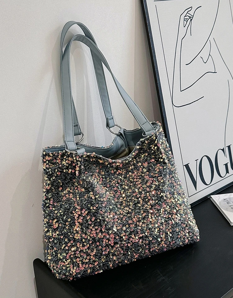 iny Sequin Women's Tote Bag Faionable Versatile Single oulder Crossbody Handbag Korean Sle Leisure Casual Soft Polyester
iny Sequin Women's Tote Bag Faionable Versatile Single oulder Crossbody Handbag Korean Sle Leisure Casual Soft Polyester