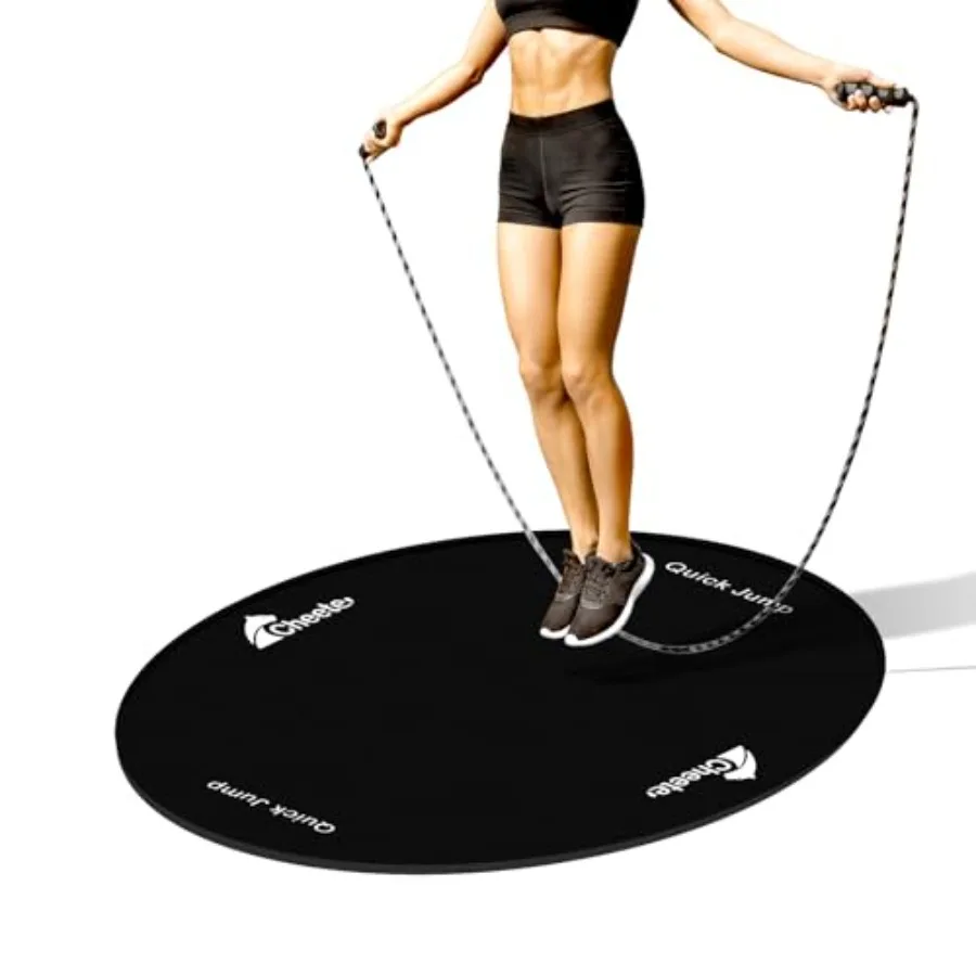 Jump Rope Mat Large Rubber Exercise Mat Workout Mats for Home Gym Flooring Non-Slip Oval Design for Floor and Rope Protection
Jump Rope Mat Large Rubber Exercise Mat Workout Mats for Home Gym Flooring Non-Slip Oval Design for Floor and Rope Protection