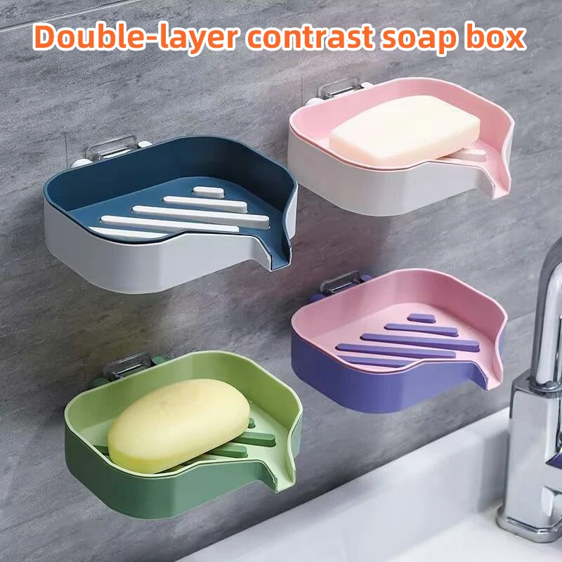 Obelix New Wall Mounted Soap Box Bathroom Kitchen Shower Dispenser Travel Holder Container Soap Box Soap Sponge Draining Rack
Obelix New Wall Mounted Soap Box Bathroom Kitchen Shower Dispenser Travel Holder Container Soap Box Soap Sponge Draining Rack
