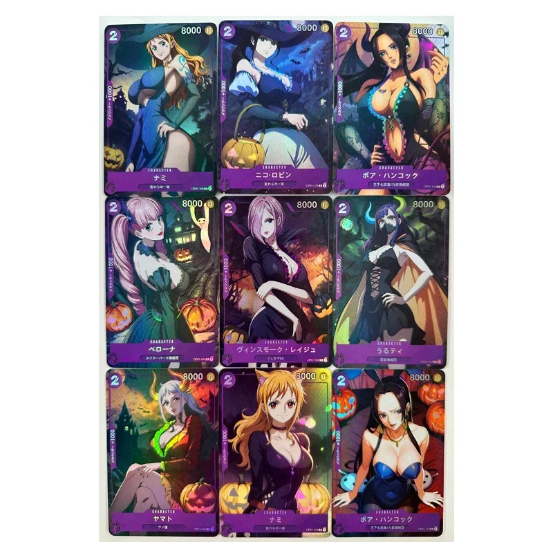 9pcs/set Nami Nico Robin Halloween Costume ACG Sexy Nude Toys Hobbies Hobby Collectibles Game Collection Anime Cards
9pcs/set Nami Nico Robin Halloween Costume ACG Sexy Nude Toys Hobbies Hobby Collectibles Game Collection Anime Cards
