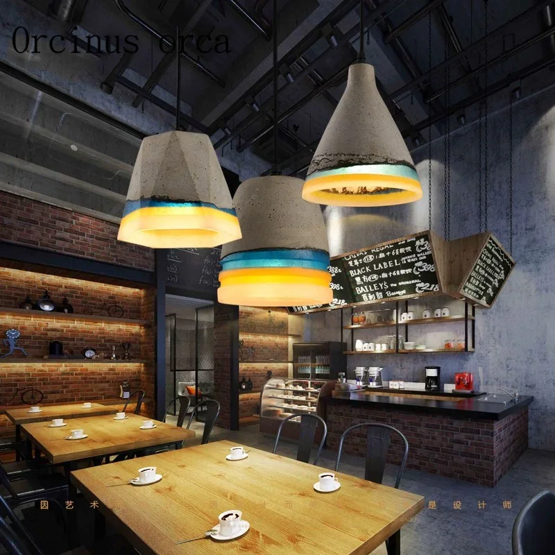 Nordic retro industrial wind cement single chandelier shop bar restaurant balcony creative decorative Chandelier
Nordic retro industrial wind cement single chandelier shop bar restaurant balcony creative decorative Chandelier
