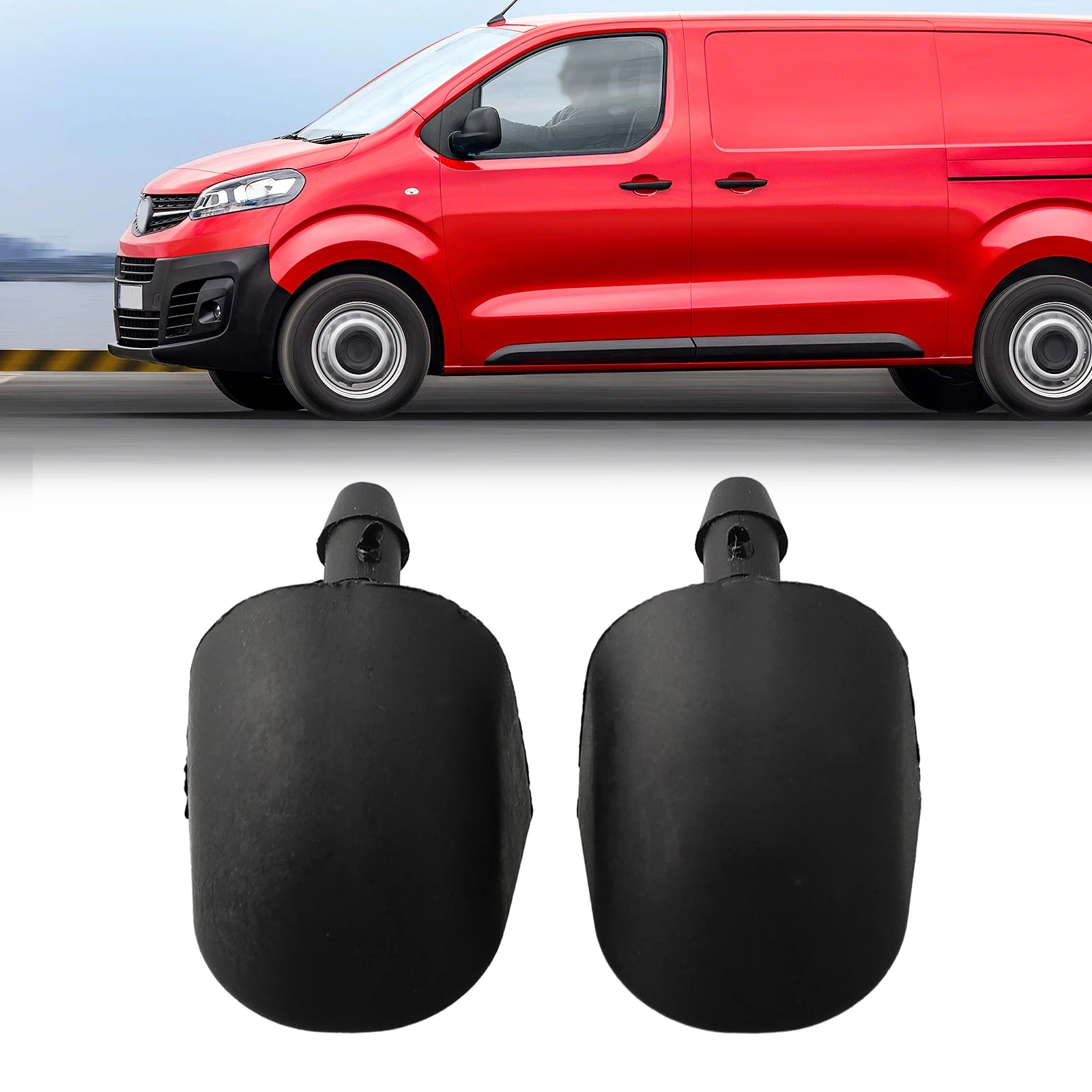 Windscreen Washer Jet Nozzle Set of 2 for Vauxhall For VIVARO Front Window Cleaning System Direct Fit Replacement Component
Windscreen Washer Jet Nozzle Set of 2 for Vauxhall For VIVARO Front Window Cleaning System Direct Fit Replacement Component