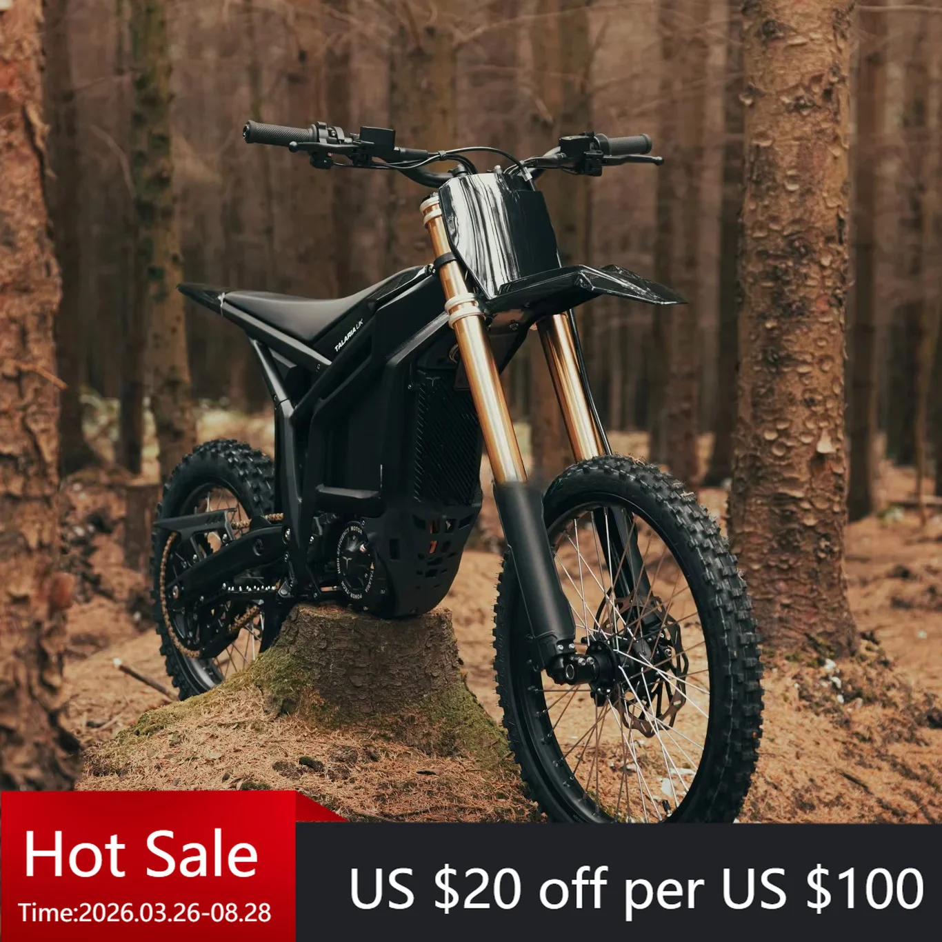 TcSpot Talaria Komodo MX 2026 32kw off-road electric motorcycle 97.2v 45Ah Talaria Komodo 754Nm strong torque
TcSpot Talaria Komodo MX 2026 32kw off-road electric motorcycle 97.2v 45Ah Talaria Komodo 754Nm strong torque