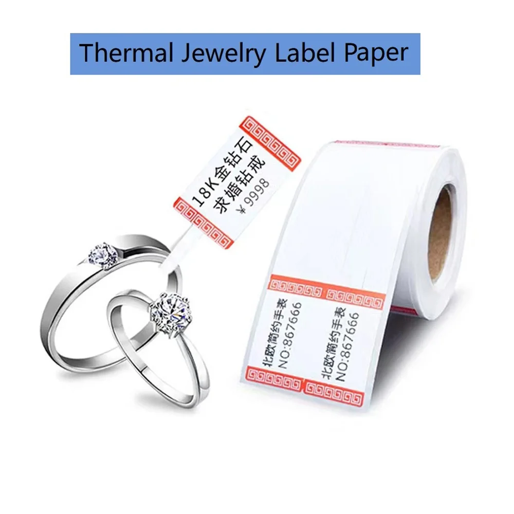 100pcs/Roll High Quality Jewelry Label 30x70mm Small Tubule Thermal Label Sticker Paper for Portable Printer
100pcs/Roll High Quality Jewelry Label 30x70mm Small Tubule Thermal Label Sticker Paper for Portable Printer
