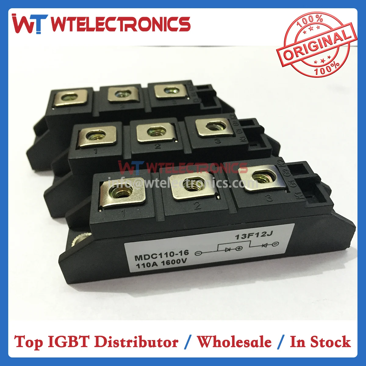 New Original MDC110-16 Diode Rectifier MDC110 16 MDC11016
New Original MDC110-16 Diode Rectifier MDC110 16 MDC11016