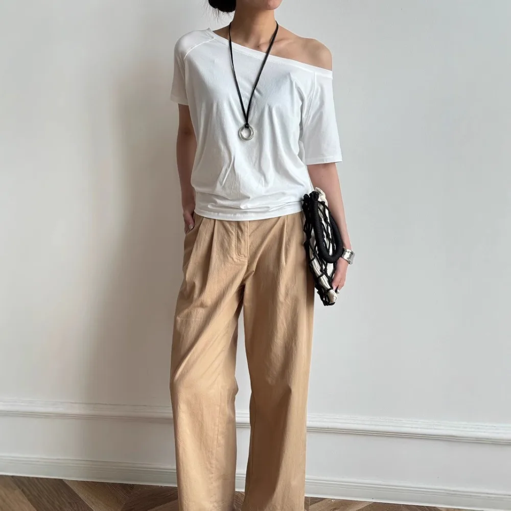 Summer Thin Drooping Casual Trousers Women Pants
Summer Thin Drooping Casual Trousers Women Pants