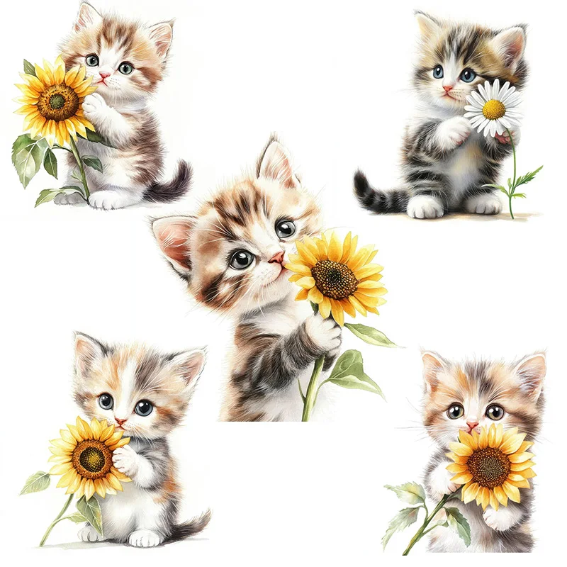 C1149# Kitten With Flowers Self-Adhesive Toilet Stickers,Wall Decal Removable, Reusable Vinyl Car Sticker for Bathroom Decor
C1149# Kitten With Flowers Self-Adhesive Toilet Stickers,Wall Decal Removable, Reusable Vinyl Car Sticker for Bathroom Decor