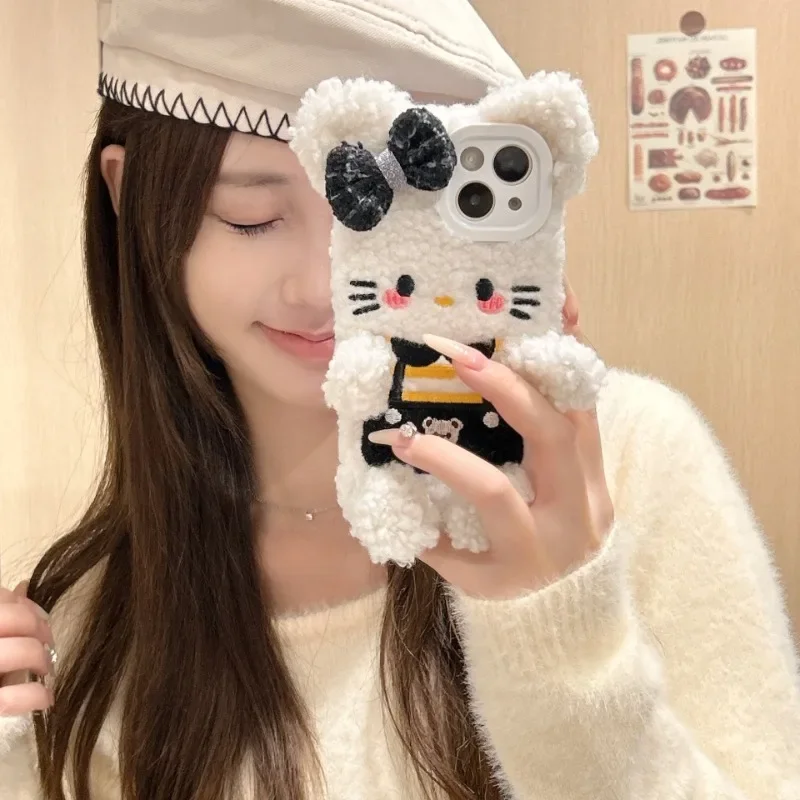 IPhone15 Sanrio Kawaii Hellokitty Backpack Pants Phone Case Anime Cartoon Plush Anti Collision Accessories Girl Birthday Gift
IPhone15 Sanrio Kawaii Hellokitty Backpack Pants Phone Case Anime Cartoon Plush Anti Collision Accessories Girl Birthday Gift