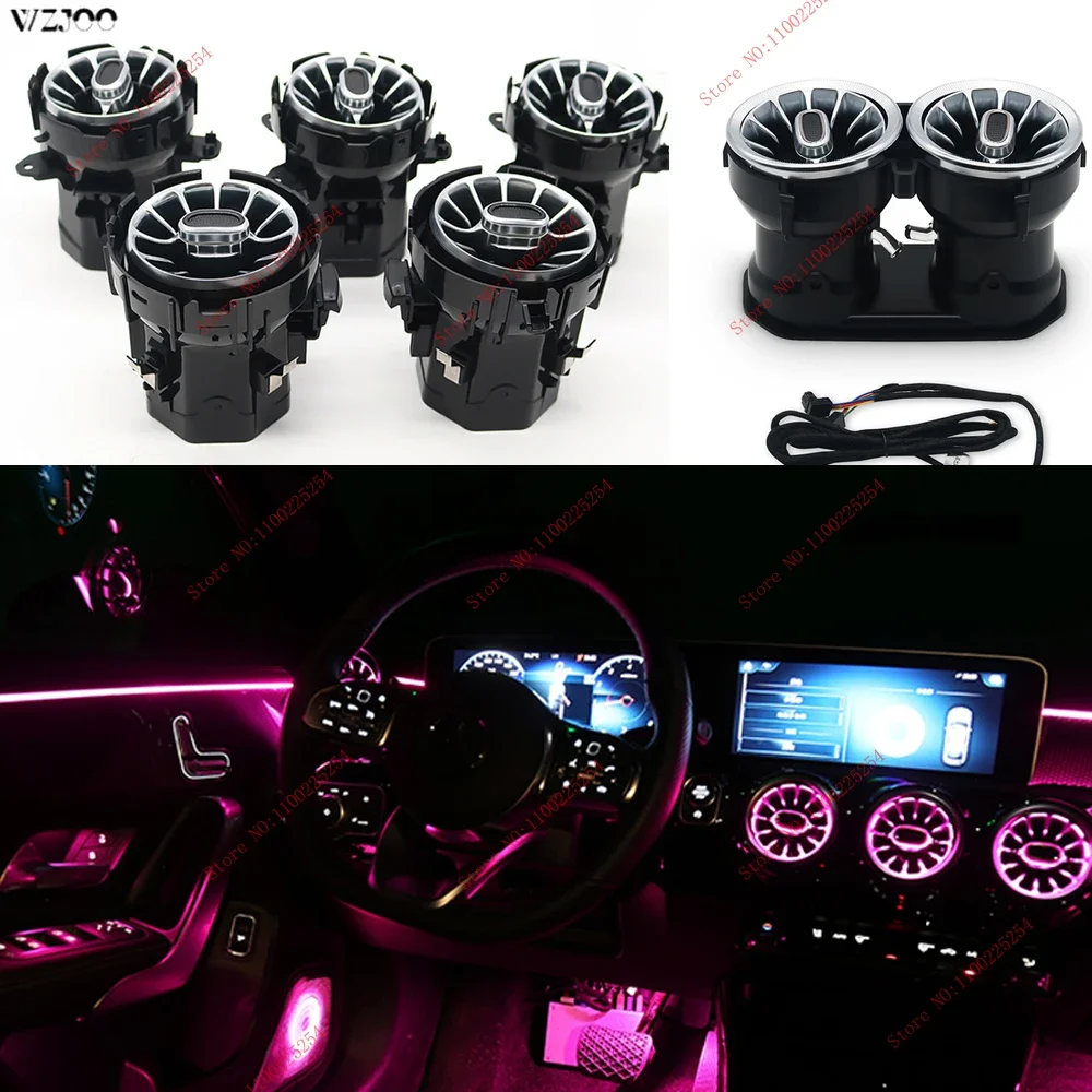 64 Colors Ambient light LED air Vents For Mercedes Benz W177 W118 W247 A/B/CLA/GLA/GLB Class Car interior front rear vent
64 Colors Ambient light LED air Vents For Mercedes Benz W177 W118 W247 A/B/CLA/GLA/GLB Class Car interior front rear vent