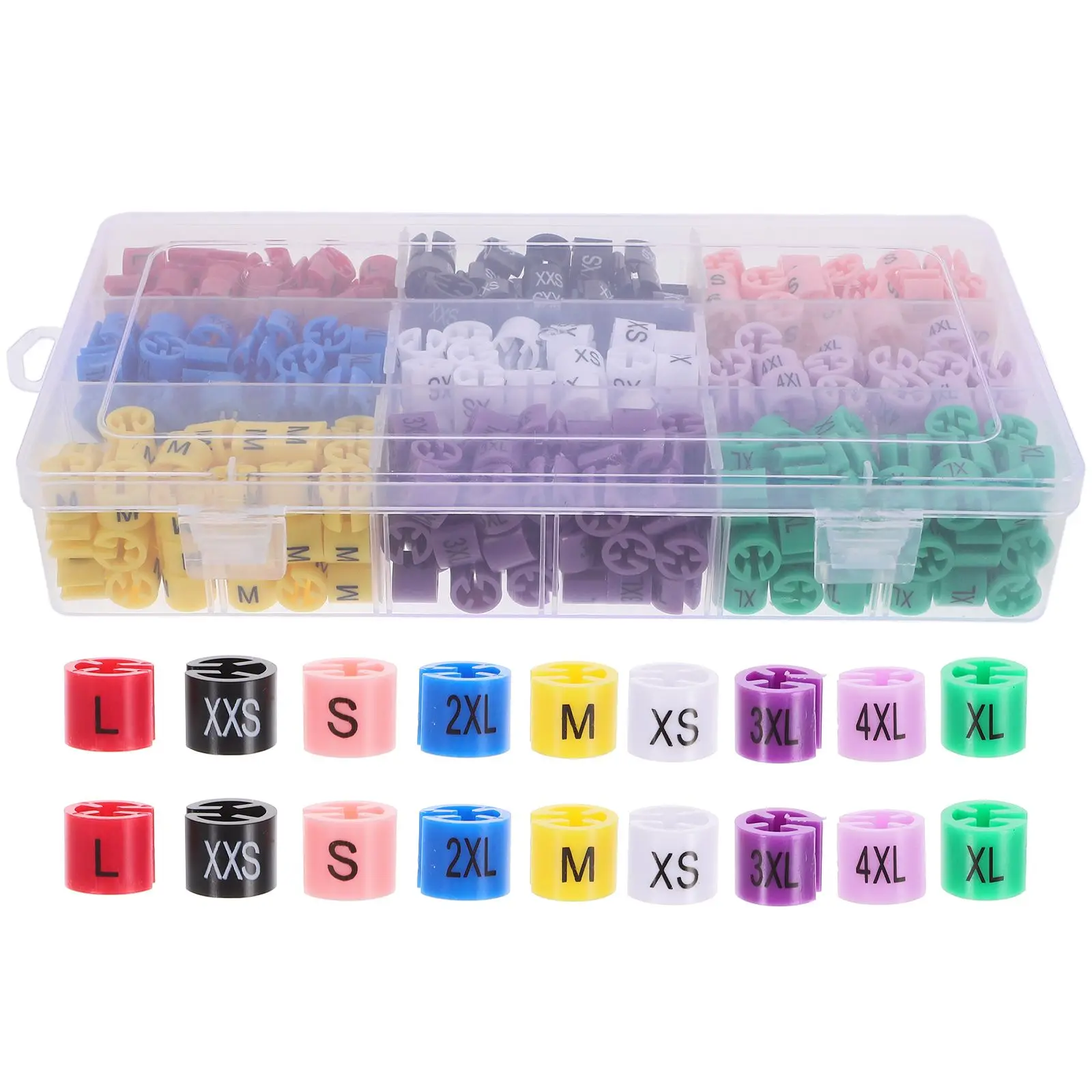 450 Pcs Size Buckle Storage Box Hanger Tag Marker Plastic Maker Garment Label Pants Rack Tags Vibrant Design Easy Use
450 Pcs Size Buckle Storage Box Hanger Tag Marker Plastic Maker Garment Label Pants Rack Tags Vibrant Design Easy Use