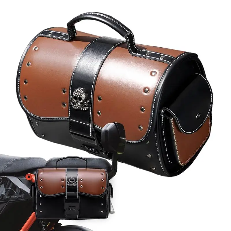 Motorcycle Storage Bag Leather Front Bag Tool Organizer Waterproof Motorcycle Accessories for Camping Touring Men Women Outdoor
Motorcycle Storage Bag Leather Front Bag Tool Organizer Waterproof Motorcycle Accessories for Camping Touring Men Women Outdoor