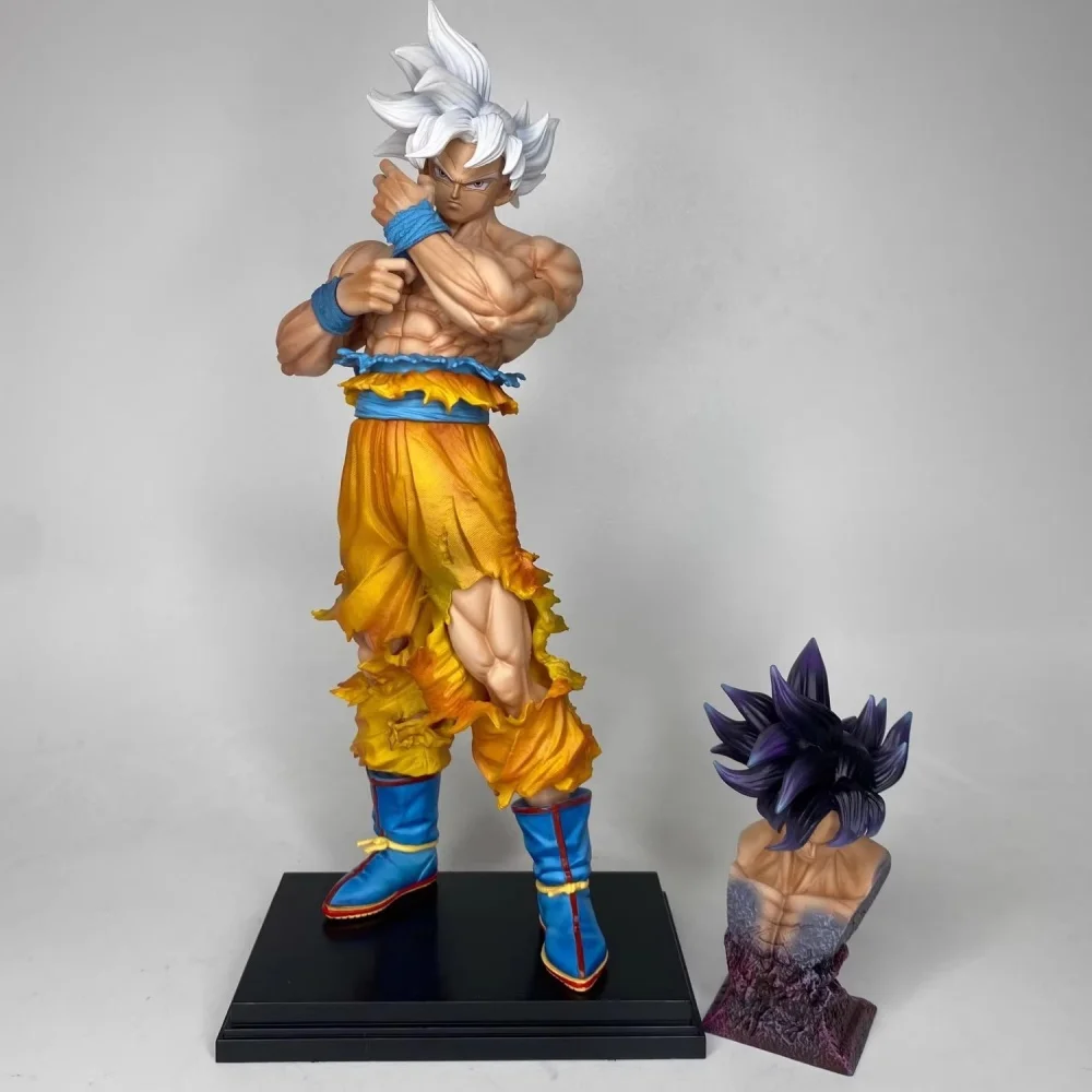 Аниме-фигурка Dragon Ball Super Saiyan Son Goku Ultra Instinct GK с двумя головами, коллекционная модель из ПВХ, игрушка, 36 см
Аниме-фигурка Dragon Ball Super Saiyan Son Goku Ultra Instinct GK с двумя головами, коллекционная модель из ПВХ, игрушка, 36 см