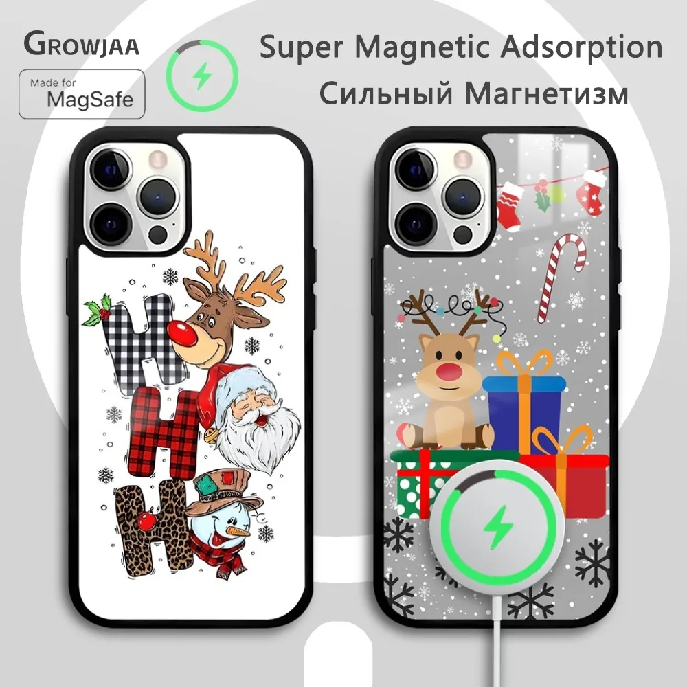 Christmas elk Phone Case For iPhone 15 14 13 12 11 Pro Max Plus Mini Mirror Wireless Magnetic Cover
Christmas elk Phone Case For iPhone 15 14 13 12 11 Pro Max Plus Mini Mirror Wireless Magnetic Cover