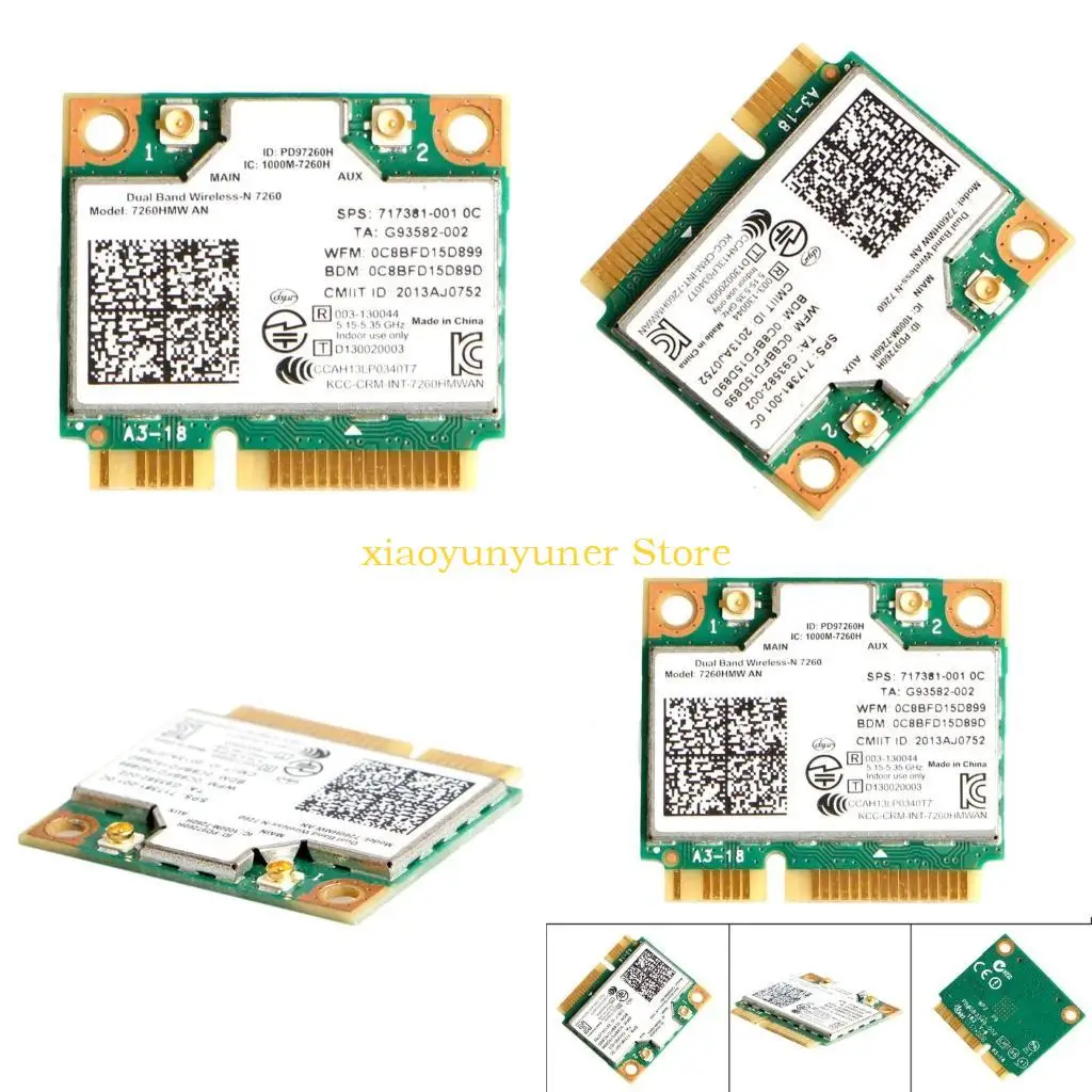 P9JB Mini PCI-E 7260HMW Карта для Двойной беспроводной беспроводной Bluetooth-совместимый
P9JB Mini PCI-E 7260HMW Карта для Двойной беспроводной беспроводной Bluetooth-совместимый