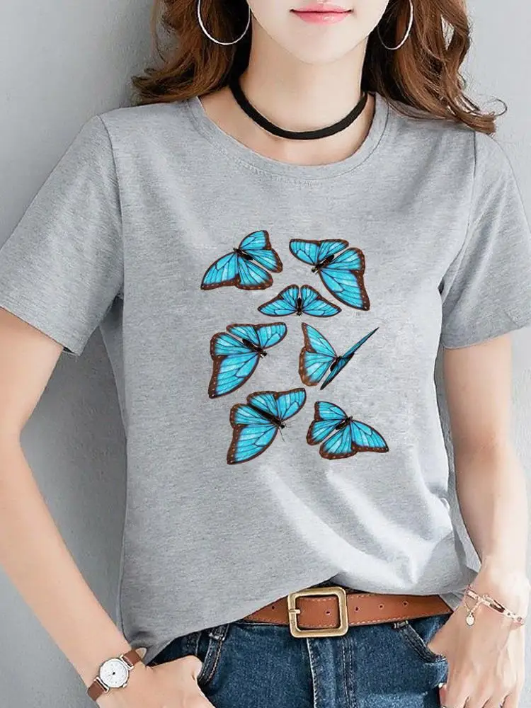 Graphic T-shirts Clothing Summer T Fashion Short Sleeve Printed Female Casual Tee Women Lovely Butterfly Trend Cute Clothes
Graphic T-shirts Clothing Summer T Fashion Short Sleeve Printed Female Casual Tee Women Lovely Butterfly Trend Cute Clothes