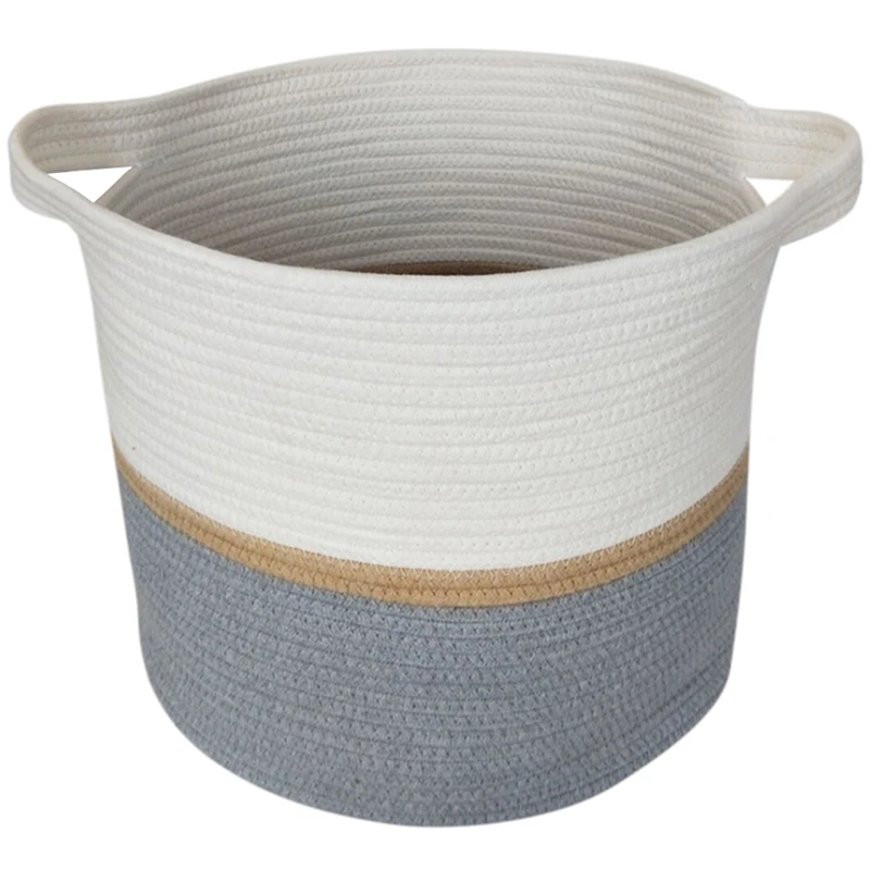 Cotton Rope Storage Basket Dirty Clothes Hamper Laundry Basket Cotton Rope Woven Storage Basket Foldable Storage Bag
Cotton Rope Storage Basket Dirty Clothes Hamper Laundry Basket Cotton Rope Woven Storage Basket Foldable Storage Bag