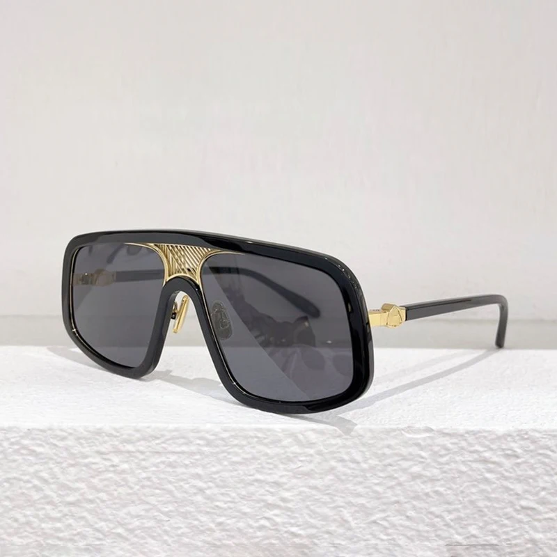 2023 New Arrive High Street Pilot Sunglasses for Men Classic Black Gold Sun Glasses THE CREATOR Series Acetate Solar Glasses
2023 New Arrive High Street Pilot Sunglasses for Men Classic Black Gold Sun Glasses THE CREATOR Series Acetate Solar Glasses