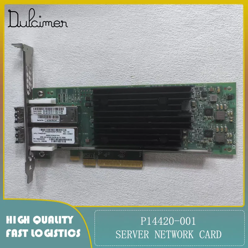 Server network card P14420-001 SN1610Q 2-Ports Fibre Channel 32Gb/s PCI Express Host Bus Adapter USED
Server network card P14420-001 SN1610Q 2-Ports Fibre Channel 32Gb/s PCI Express Host Bus Adapter USED