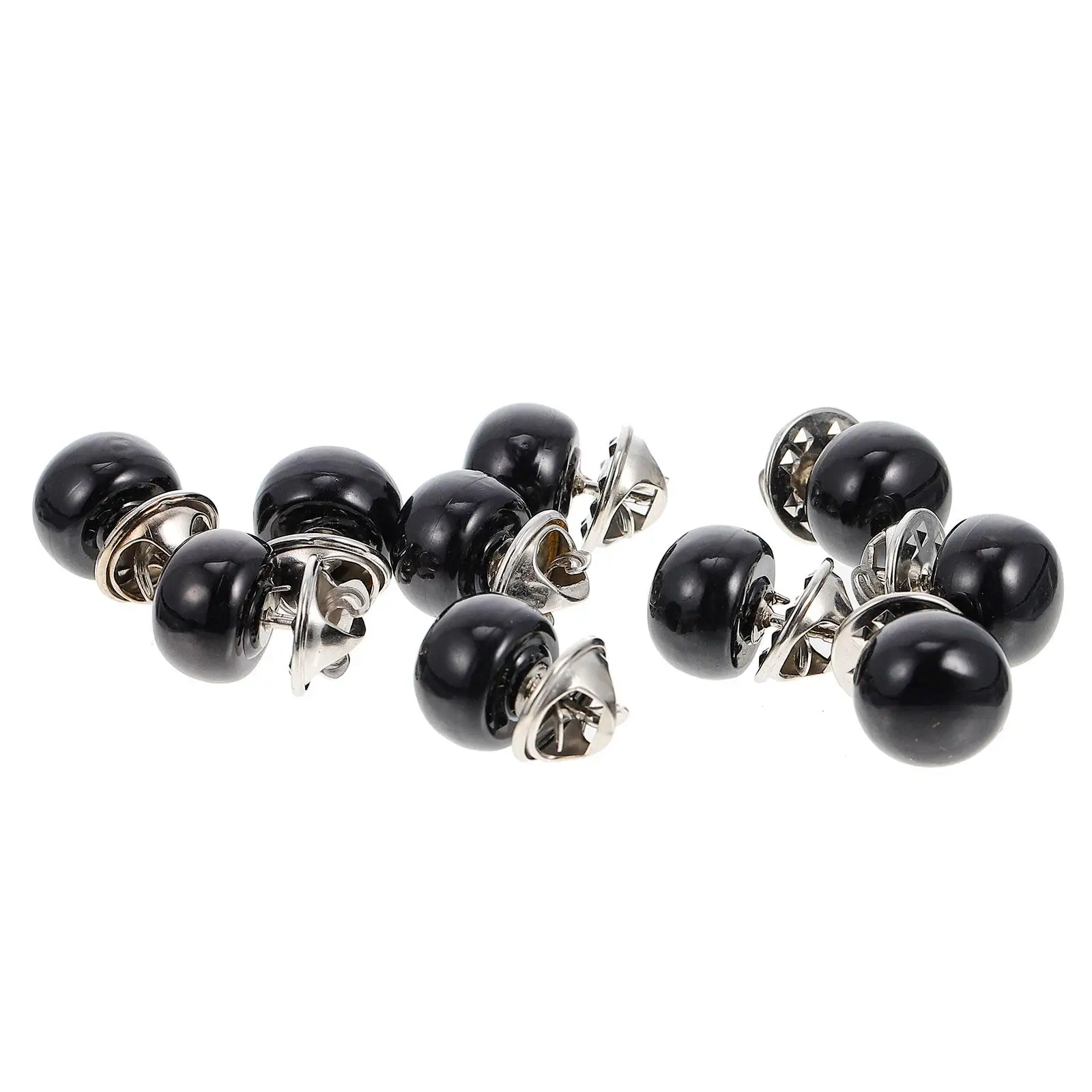 10pcs Invisible Snaps Black Pearl Brooches Anti Peering Buttons Collar Corsages Safety Skirt Buttons Clothes Decorations Tool
10pcs Invisible Snaps Black Pearl Brooches Anti Peering Buttons Collar Corsages Safety Skirt Buttons Clothes Decorations Tool