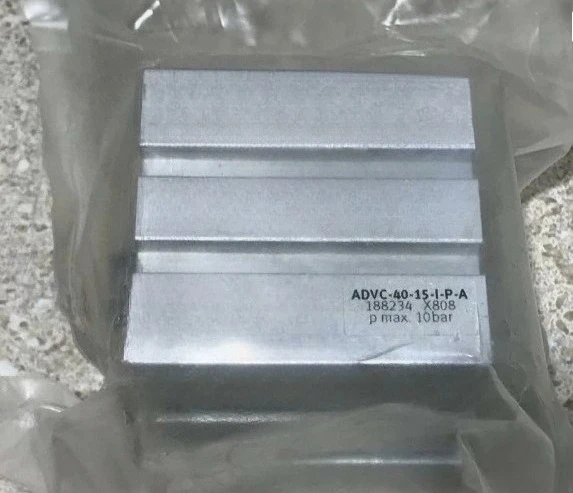 Brand New ADVC-40-15-I-P-A Short Stroke Cylinder Expedited shipping
Brand New ADVC-40-15-I-P-A Short Stroke Cylinder Expedited shipping