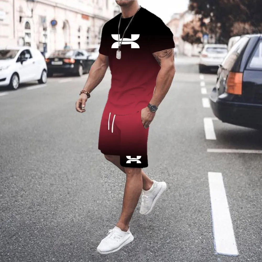 2024 summer new men's fitness fashion casual sportswear set quick drying sportswear short sleeved T-shirt+shorts 2-piece set
2024 summer new men's fitness fashion casual sportswear set quick drying sportswear short sleeved T-shirt+shorts 2-piece set