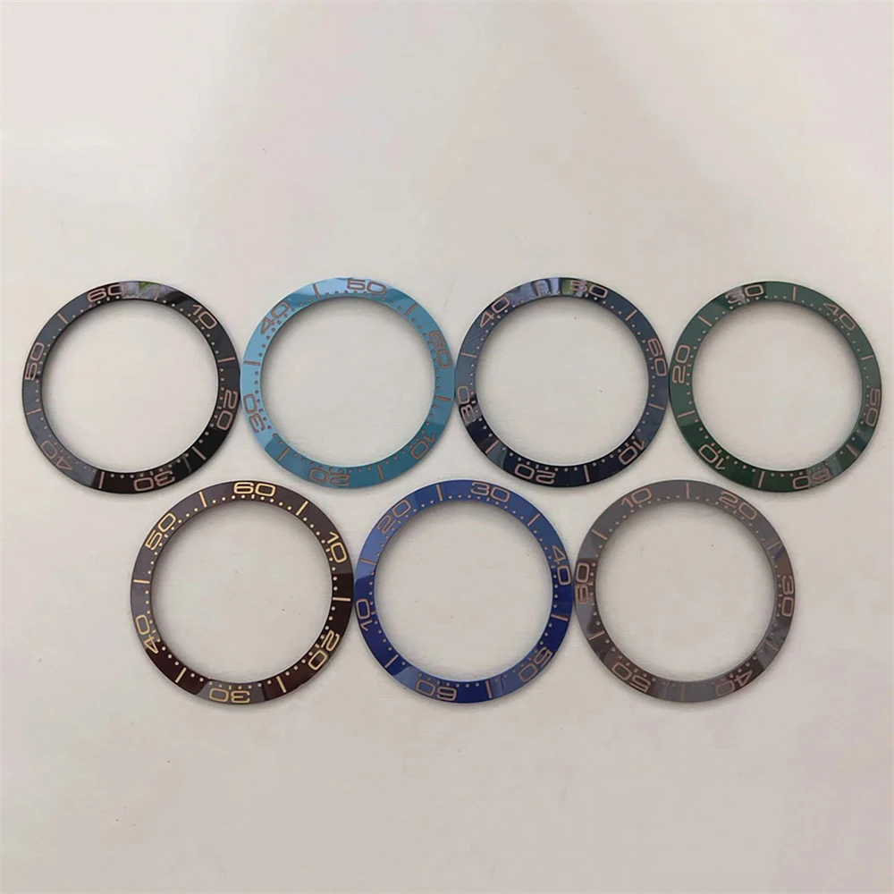 38MM Ceramic Bezel Colorful Number Marker 10-60 Watch Ring Replacement Parts Inner Diameter 30.5mm SUB Watch Accessories
38MM Ceramic Bezel Colorful Number Marker 10-60 Watch Ring Replacement Parts Inner Diameter 30.5mm SUB Watch Accessories