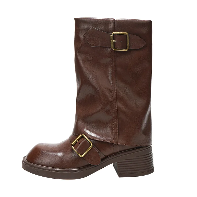 2025 New Ins Style Women Boots Metal-embellished Buckle Boots Fashion Women Boots
2025 New Ins Style Women Boots Metal-embellished Buckle Boots Fashion Women Boots