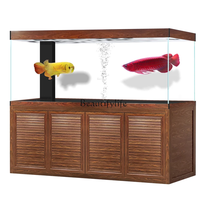 High-end aluminum alloy dragon fish tank bottom filter ultra-white glass fish tank living room large ecological aquarium
High-end aluminum alloy dragon fish tank bottom filter ultra-white glass fish tank living room large ecological aquarium