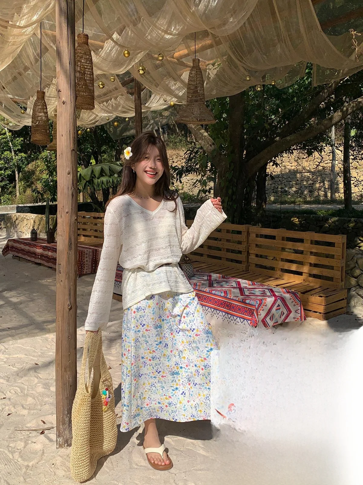 Sisilyon Sea View Floral Half Skirt Women's High Waist A-Line Skirt City Commute Casual Date Beach Vacation Polyester
Sisilyon Sea View Floral Half Skirt Women's High Waist A-Line Skirt City Commute Casual Date Beach Vacation Polyester