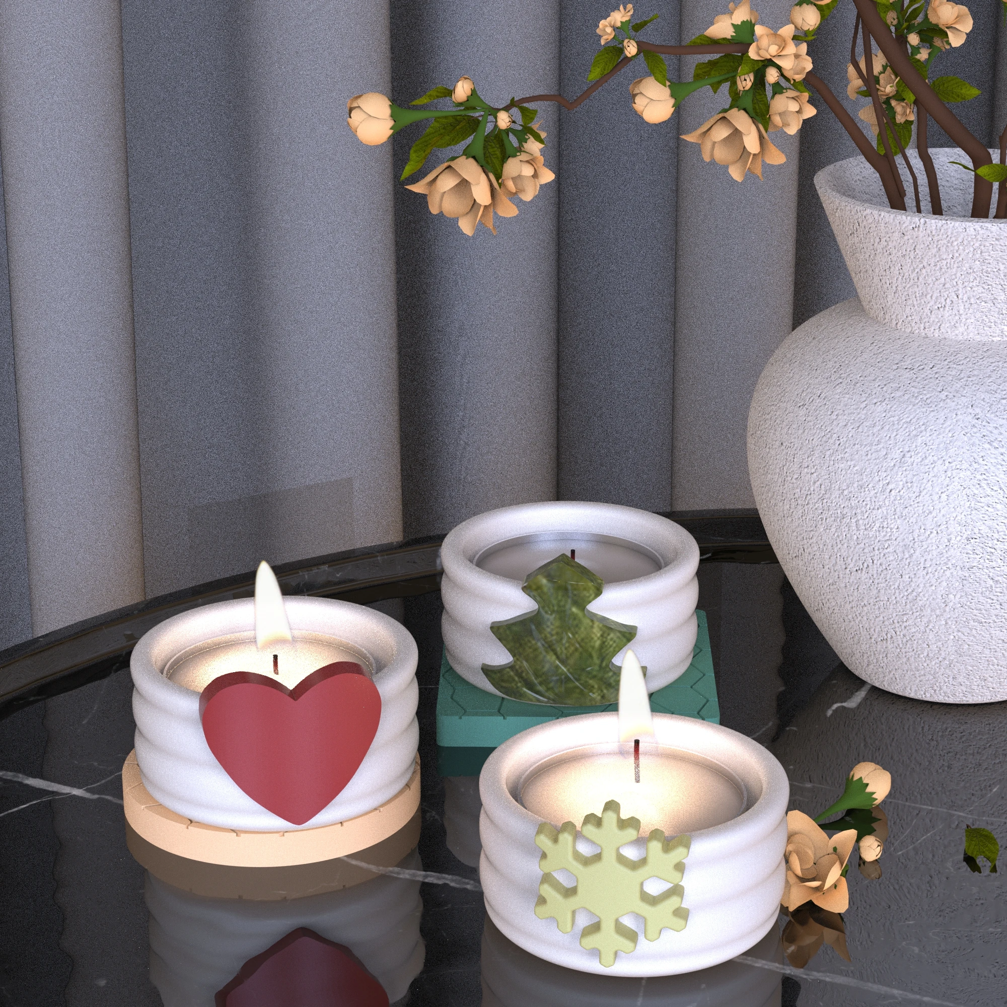 Silicone Mold For Christmas DIY Christmas Candle Holder Cement Candle Jar Resin Jesmonite Christmas Scented Candle Cup Mold
Silicone Mold For Christmas DIY Christmas Candle Holder Cement Candle Jar Resin Jesmonite Christmas Scented Candle Cup Mold
