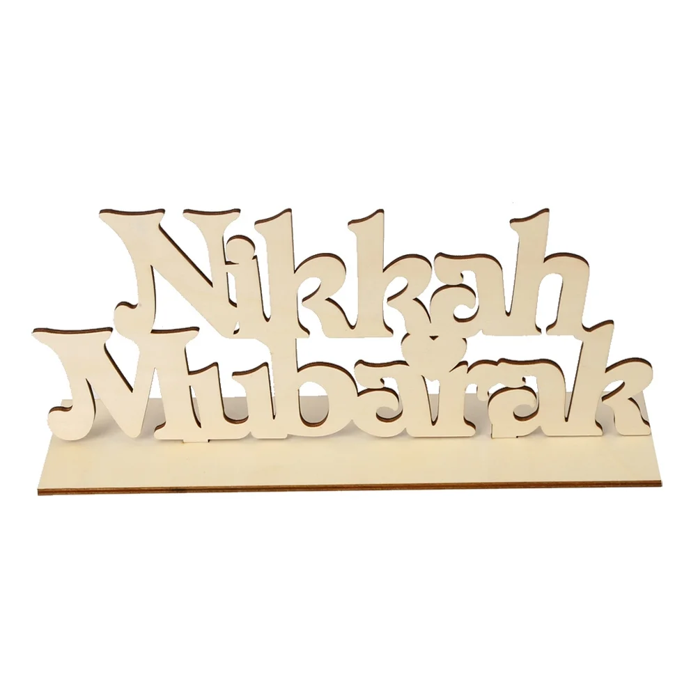 Wooden Nikkah Mubarak DIY Letter High Intensity Natural Decoration Party Supplies Craft Wooden Ornament
Wooden Nikkah Mubarak DIY Letter High Intensity Natural Decoration Party Supplies Craft Wooden Ornament
