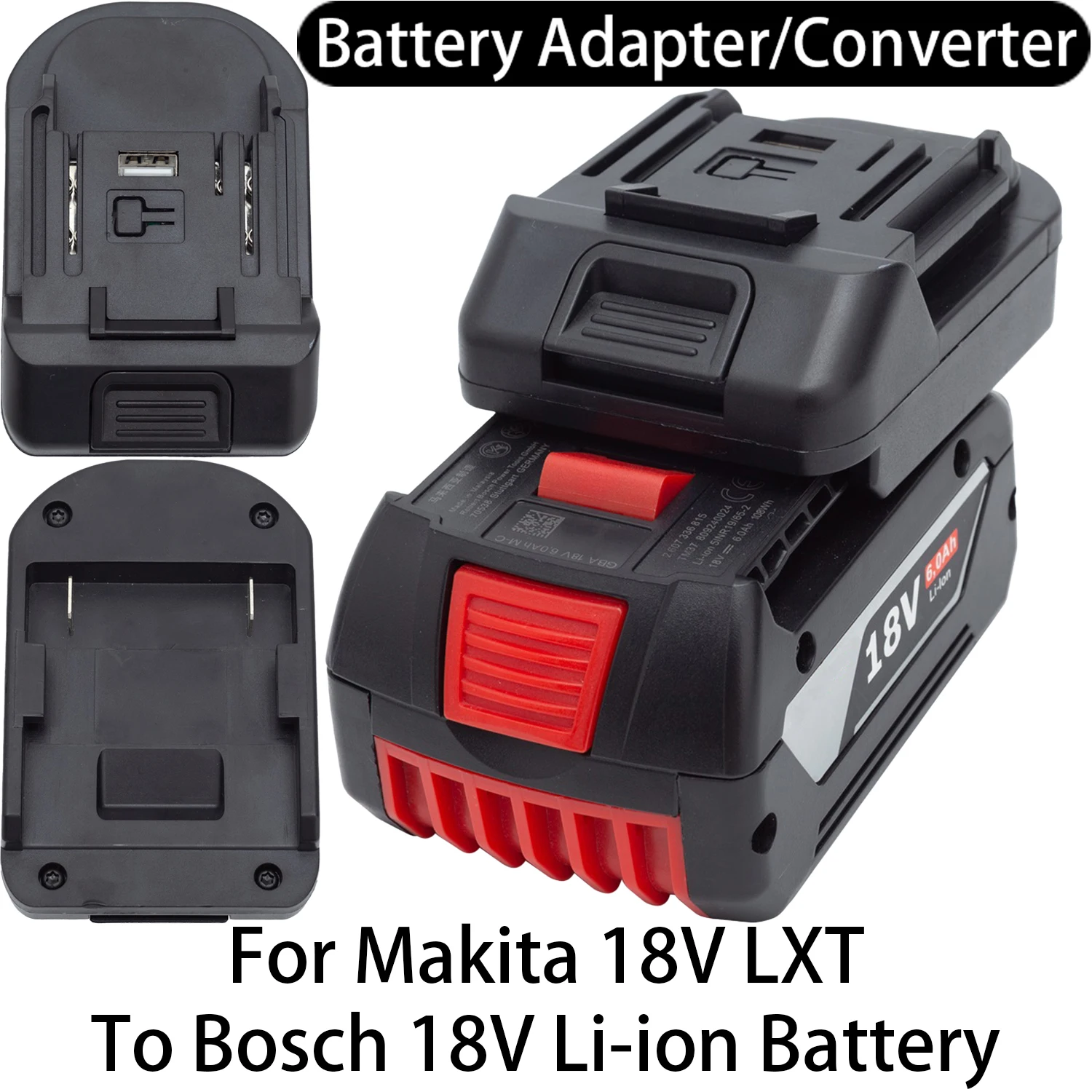 Адаптер-переходник для аккумуляторов Makita 18V BL серии LXT Li-ion для инструментов Bosch 18V Li-ion, аксессуар для электроинструментов
Адаптер-переходник для аккумуляторов Makita 18V BL серии LXT Li-ion для инструментов Bosch 18V Li-ion, аксессуар для электроинструментов