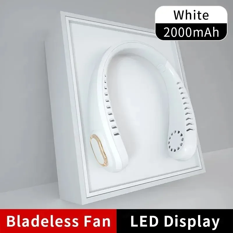 Portable Bladeless Neck Fan Rechargeable 2000mAh 5-Speed Quiet with LED Display USB for Summer Outdoor Running
Portable Bladeless Neck Fan Rechargeable 2000mAh 5-Speed Quiet with LED Display USB for Summer Outdoor Running