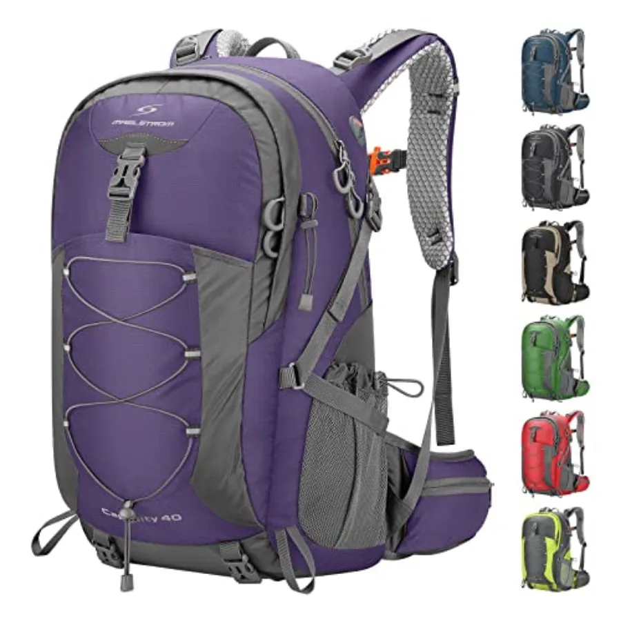 Hiking Backpack, Camping Backpack, Waterproof Hiking Daypack with Rain Cover, Lightweight Travel Backpack, Purple
Hiking Backpack, Camping Backpack, Waterproof Hiking Daypack with Rain Cover, Lightweight Travel Backpack, Purple