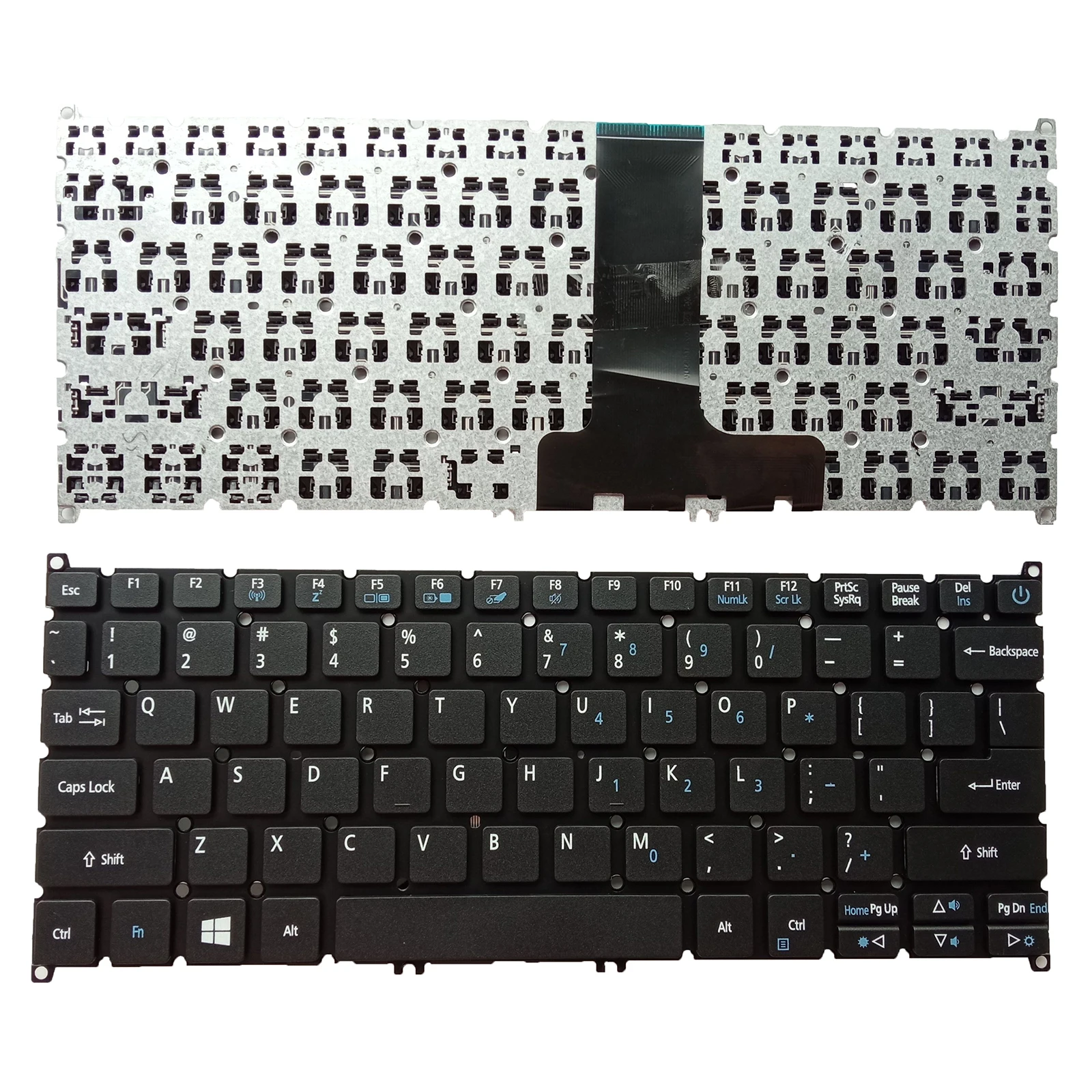 US Laptop Keyboard for ACER Aspire ES1-132 ES1-132-C37M C9N8 6B.GG2N7.010 no pointer no backlight
US Laptop Keyboard for ACER Aspire ES1-132 ES1-132-C37M C9N8 6B.GG2N7.010 no pointer no backlight