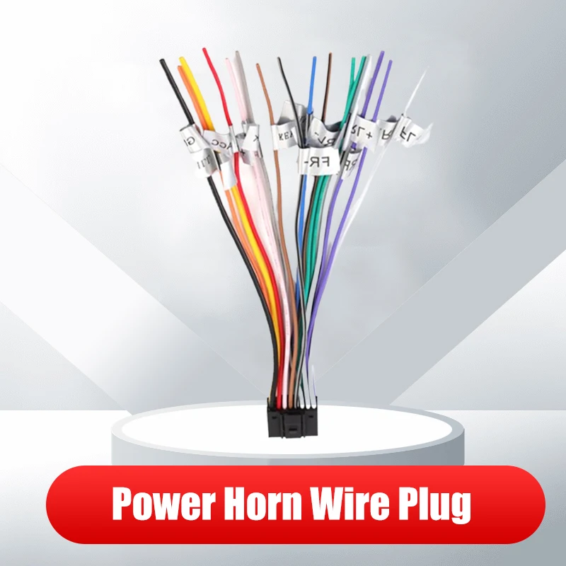 New!Universal Power Horn Wire Plug 16 Pins Car Audio Wiring Harness Adapter Plug Auto Stereo Player Connector For Radio CD DVD
New!Universal Power Horn Wire Plug 16 Pins Car Audio Wiring Harness Adapter Plug Auto Stereo Player Connector For Radio CD DVD