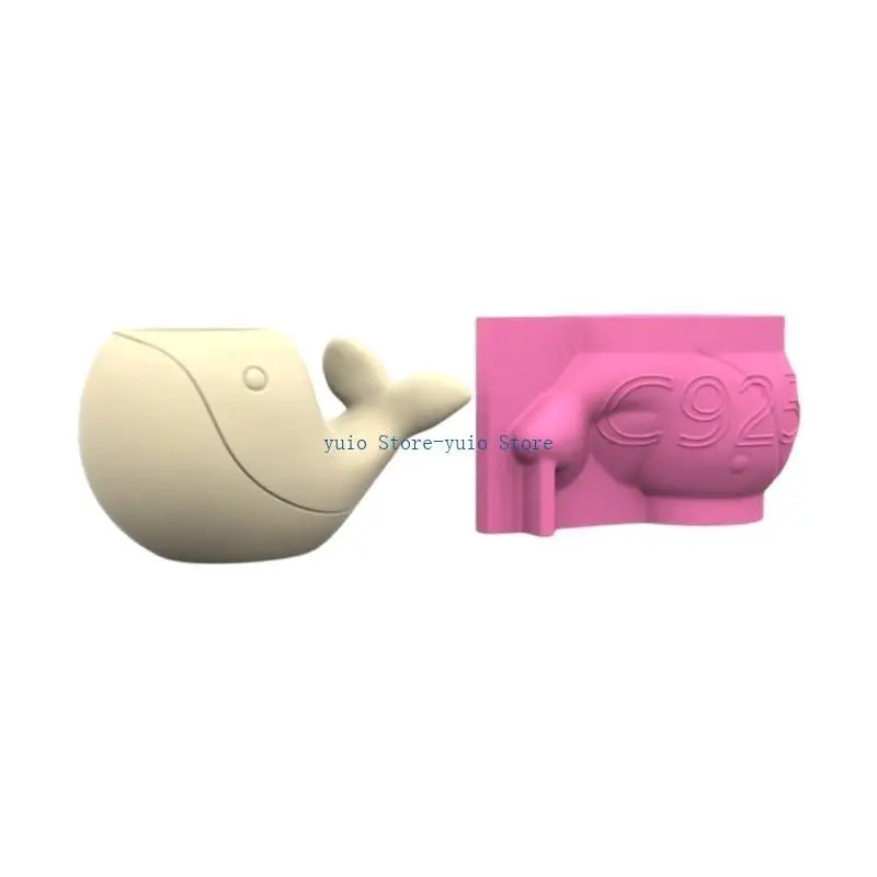 X7XB Flexible Silicone Planter Mold Silicone Craft Mold Whale Silicone Flowerpot Mould Present for Crafting Enthusiasts
X7XB Flexible Silicone Planter Mold Silicone Craft Mold Whale Silicone Flowerpot Mould Present for Crafting Enthusiasts