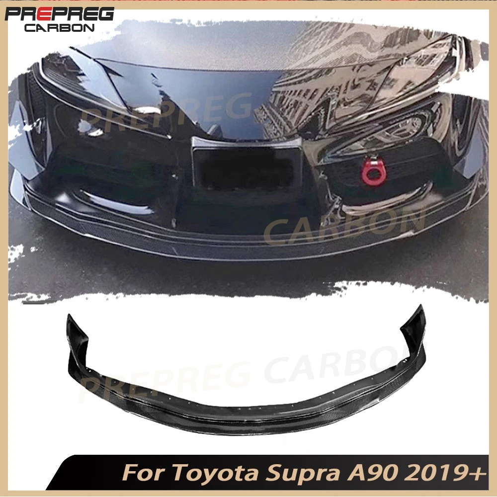 for Toyota Supra A90 2019+ Front Bumper Lip Guard Chin Carbon Fiber Front Bumper Lip Spoiler Diffuser Splitters Body Kit
for Toyota Supra A90 2019+ Front Bumper Lip Guard Chin Carbon Fiber Front Bumper Lip Spoiler Diffuser Splitters Body Kit