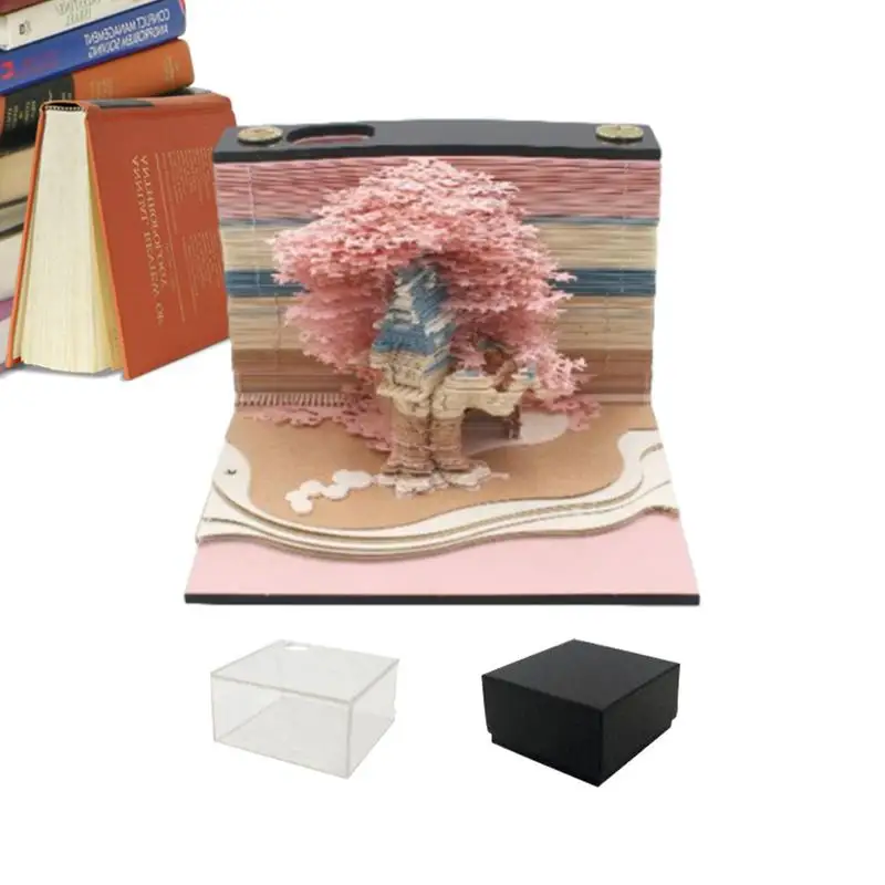3D Art Calendar Desk Calendar Sticky Notes Carving Model 3D Calendar Sculpture Desk Decor DIY Notes Paper Art Home Decoration
3D Art Calendar Desk Calendar Sticky Notes Carving Model 3D Calendar Sculpture Desk Decor DIY Notes Paper Art Home Decoration