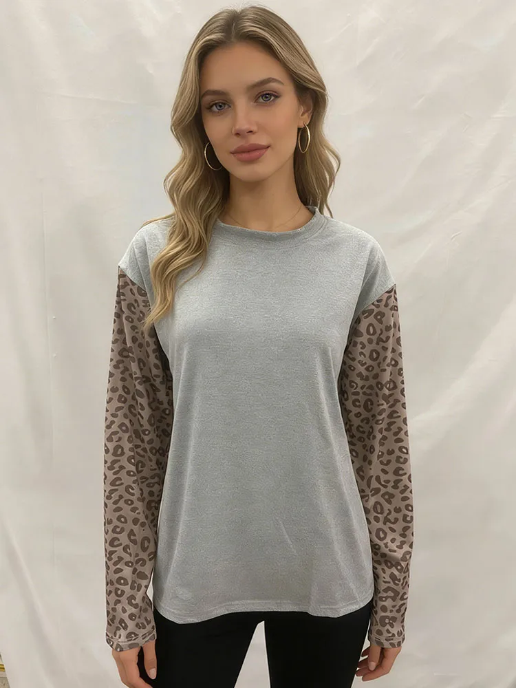 Women's fashion trend Harajuku new high street trend splicing ins style round neck pullover long sleeved T-shirt Y2k clothing
Women's fashion trend Harajuku new high street trend splicing ins style round neck pullover long sleeved T-shirt Y2k clothing