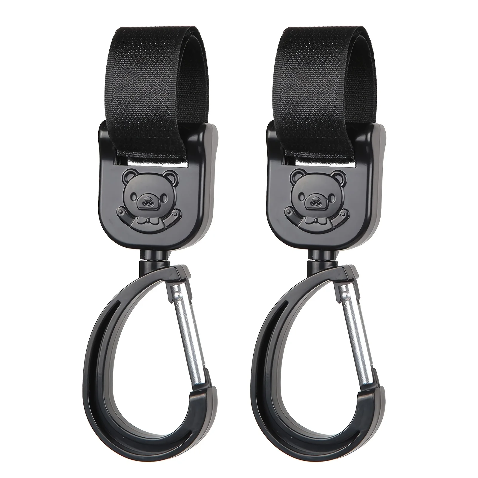 2 шт. вращающиеся на 360 градусов крючки | Многоцелевые крючки для колясок для сумок, кошельков и снаряжения - силиконовый материал
2 шт. вращающиеся на 360 градусов крючки | Многоцелевые крючки для колясок для сумок, кошельков и снаряжения - силиконовый материал