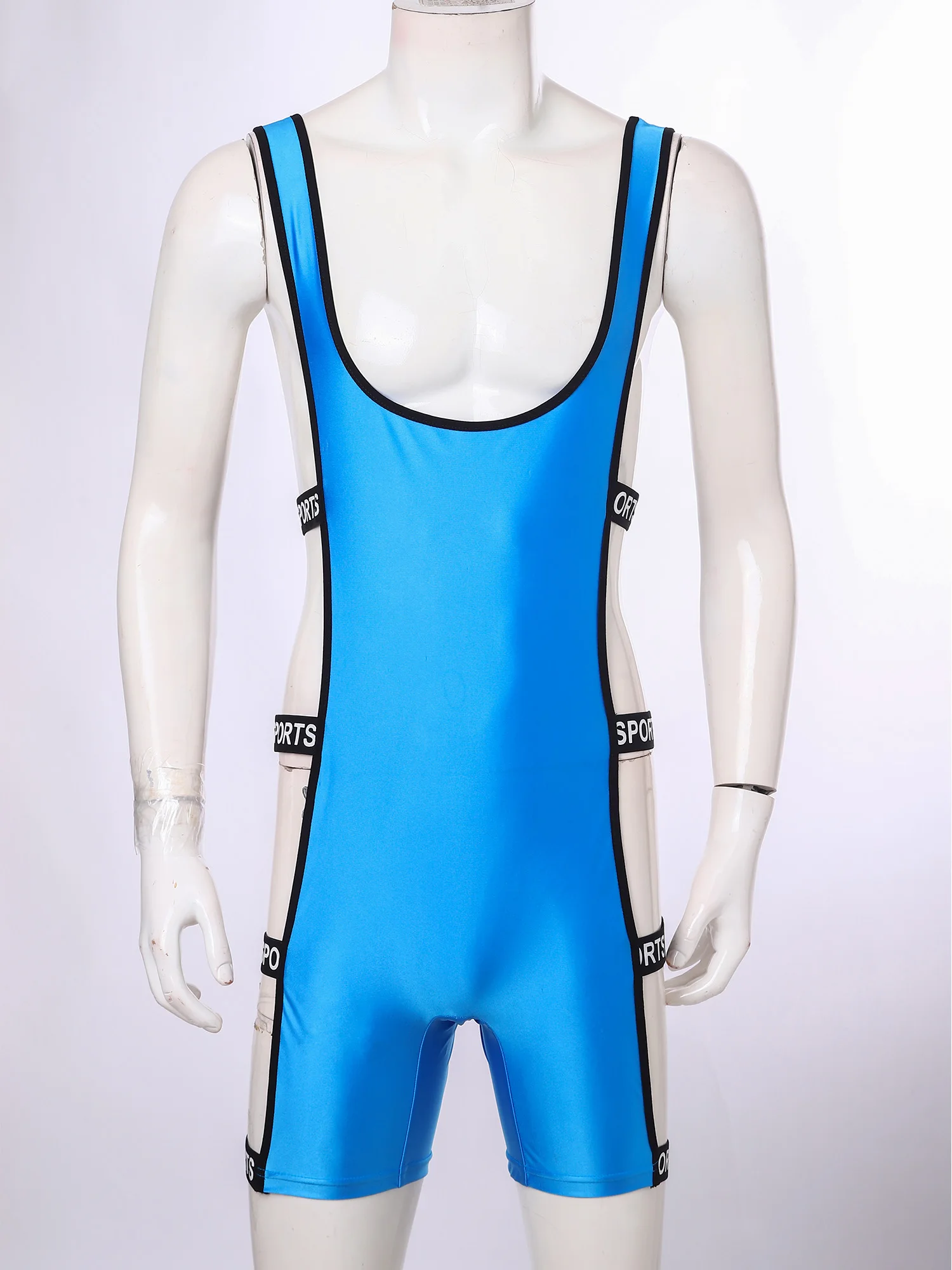 Men Sexy Oil-shiny Bodysuit Strappy Side Cutout Boxer Shorts Bottom One-piece Bathing Suit for Bodybuilding Swimming Clubwear
Men Sexy Oil-shiny Bodysuit Strappy Side Cutout Boxer Shorts Bottom One-piece Bathing Suit for Bodybuilding Swimming Clubwear