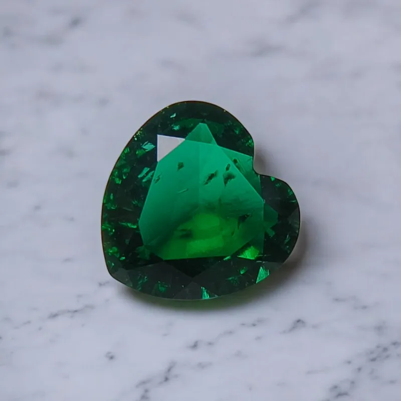 Lab Grown Emerald Heart Cut Zambia Green Color Gemstone For Diy Jewelry Earrings Making Material Selectable Certificate
Lab Grown Emerald Heart Cut Zambia Green Color Gemstone For Diy Jewelry Earrings Making Material Selectable Certificate