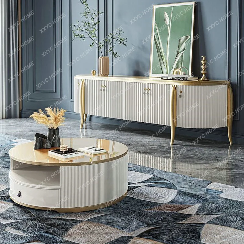 BItalian light luxury TV cabinet white locker modern simple wall household living room locker
BItalian light luxury TV cabinet white locker modern simple wall household living room locker